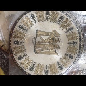 Egyptian 15” pharaoh hanging wall plate